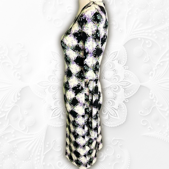 NWOT Preen By Thornton Bregazzi ‘Form’ Violet & Diamond Print Dress Size XS - Picture 14 of 15